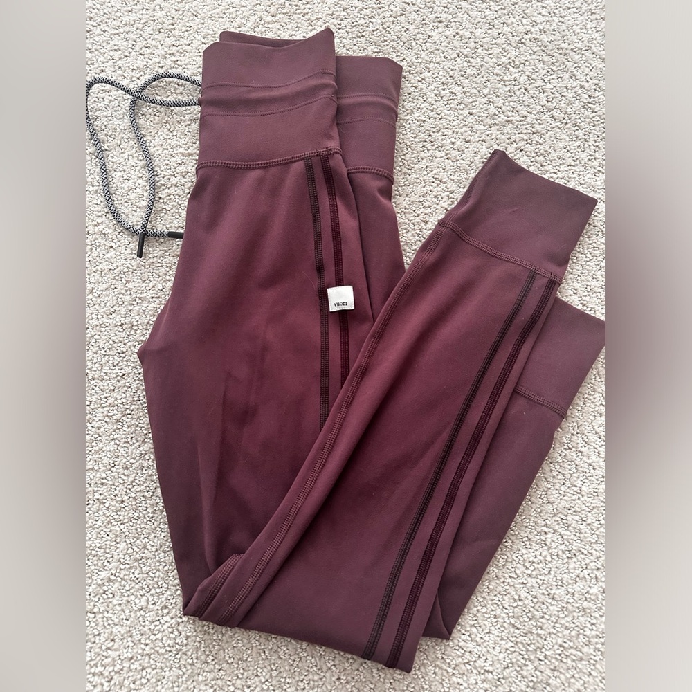 Vuorl Womens Daily Legging drawstring mauve stretch-Size XS